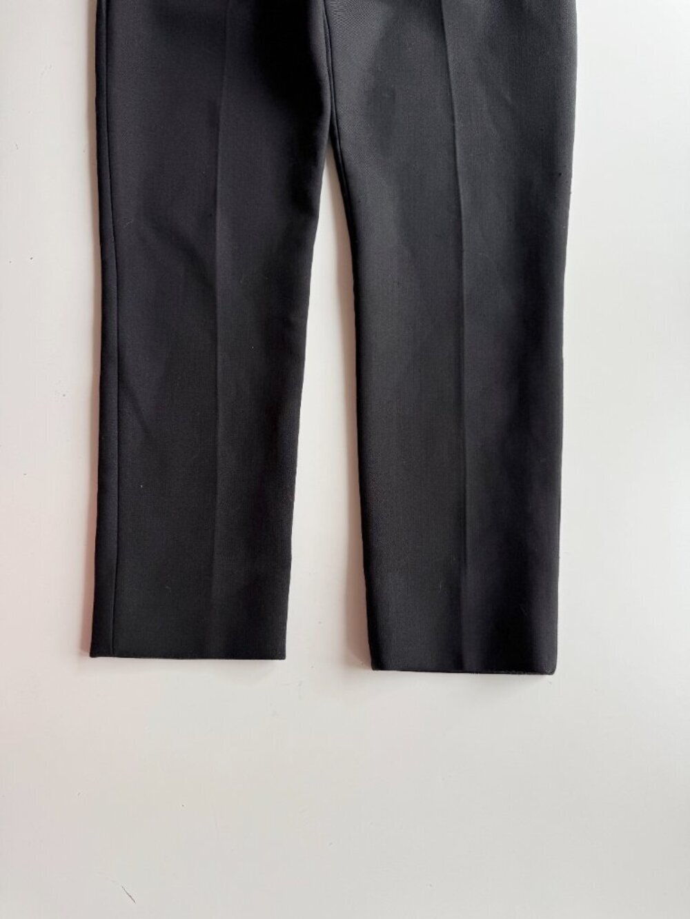 ACNE STUDIOS Cig D Wool Mid Rise Cropped Tapered Trousers Pants, Size 36/S - Picture 4 of 11